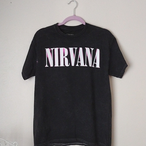 NIRVANA Tops - Nirvana Band Tee Shirt Sleeve Band T Shirt In Utero Album Short Sleeve